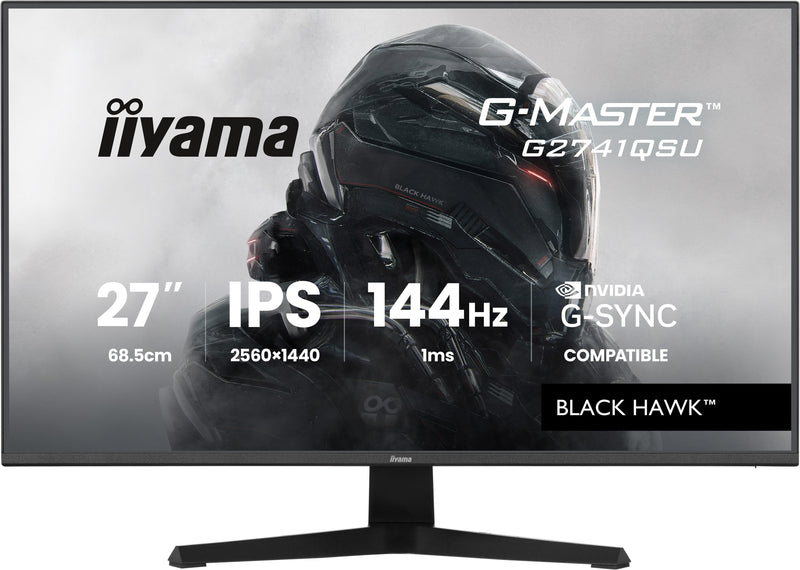 Iiyama Monitor 27 G2741QSU-B1 16:9 HDMI + DP + 2x USB IPS