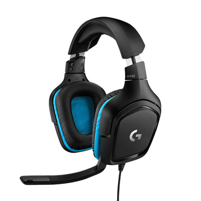 Logitech Headphones G432 Gaming With Microphone USB 2.0 Jack 3.5 Black — image 1