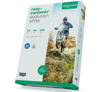 Inapa Paper Recyconomic Evolution White A4 (din A4 (500 Hojas), 80G/M²) — image 1