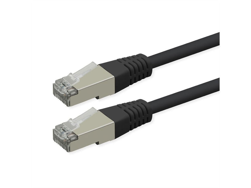 Roline Kab Network Cable CAT.6 Class Y PoE S FTP Pimf Negro 0,3M