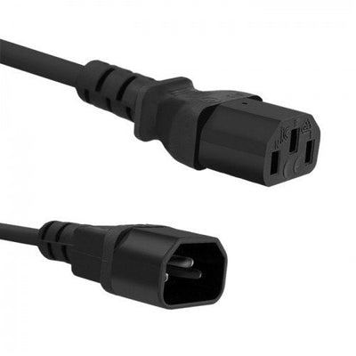Qoltec 53898 AC Cable Power UPS C13 C14 3M — image 1