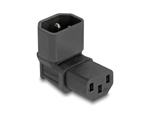 Delock Netzadapter IEC 60320 - C14 a C13, Connector Male / Connector Female — image 1