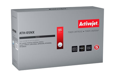 Activejet Toner ATH-05NX (reemplazo HP 05X CE505X Canon CRG-719H - Supreme - 6500 Páginas - Black — image 1