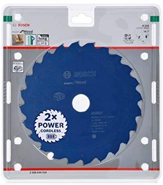 Bosch Hoja Saw Circular Professional Expert Wood Ø 216MM, Orificio 24Z 30MM, Tronzadoras a Battery 26086445 — image 1
