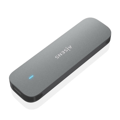 Aisens External Enclosure Drive SSD M.2 SATA USB 3.1 Without Screws ASM2-006GRY — image 1