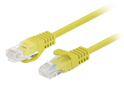 Lanberg Cable Network CAT.6 UTP 1M Yellow 10-PACK — image 1