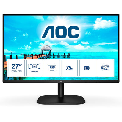 AOC Monitor 27B2QAM LED Display 68,6CM (27) 1920 X 1080 Pixels Full HD Black — image 1