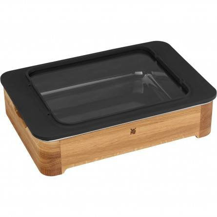 Wmf Fusiontec Rectangular Cerámico, Steel Wood Cazuela Hornear
