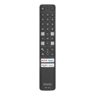 Savio RC-15 Remote Control Universal/Reemplazo Tcl, Smart TV — image 1