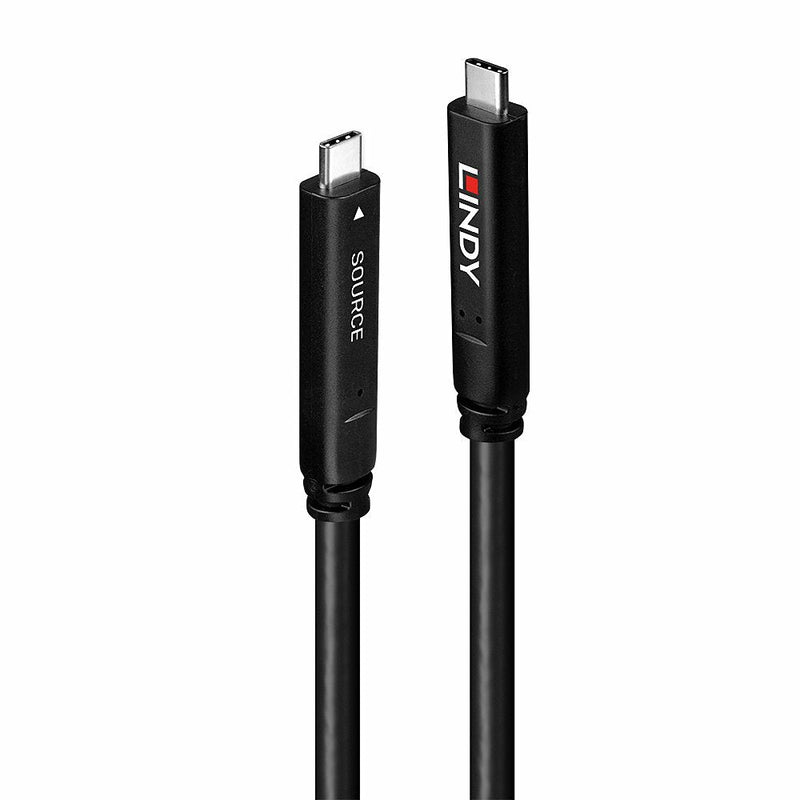 Lindy 43399 USB Cable 3.2 Gen 1 (3.1 Gen 1) 15M USB C Black