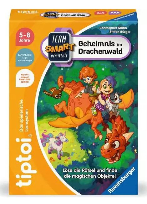 Ravensburger Tiptoi Team Smart Investiga: Secreto Drachenwald, Set Of Desk 4005556002245.0