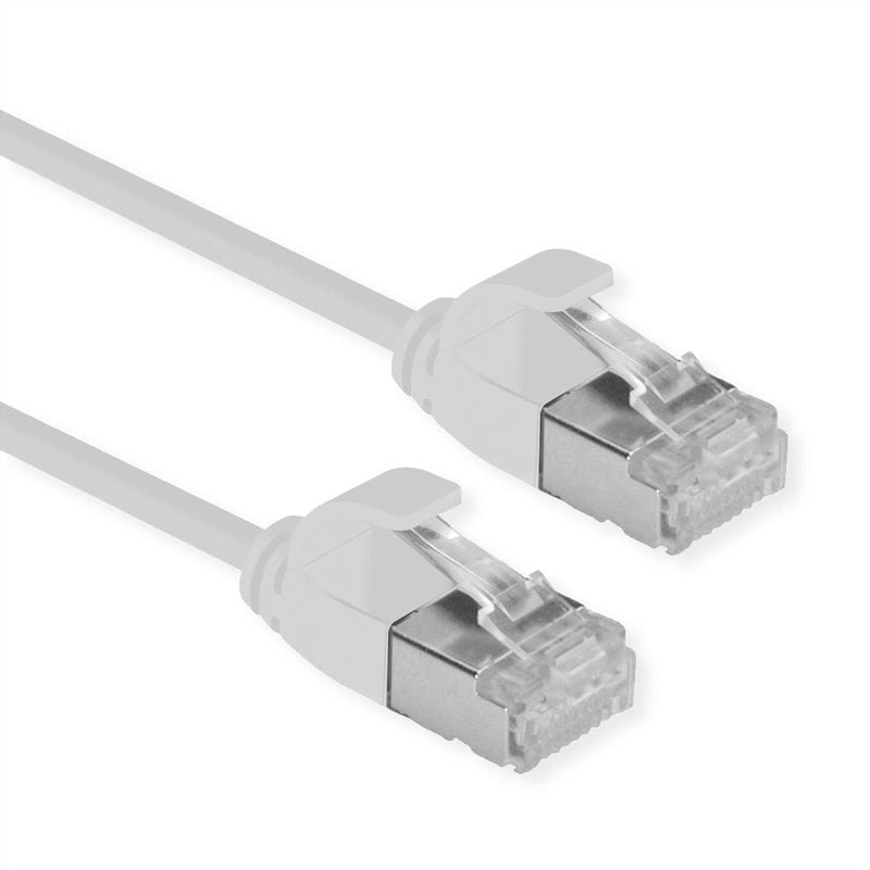 Roline Verde U FTP Network Cable CAT.6A (class Ea), Lsoh, Slim, Gris 1M