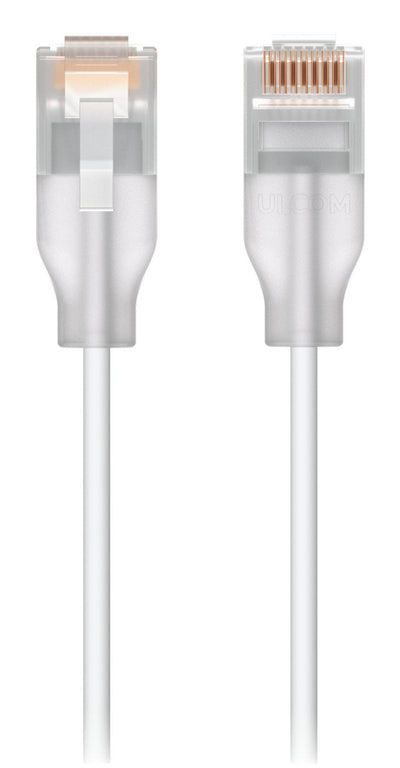 Ubiquiti UACC-CABLE-PATCH-EL-12M-W Network Cable Translúcido, White CAT.6 — image 1