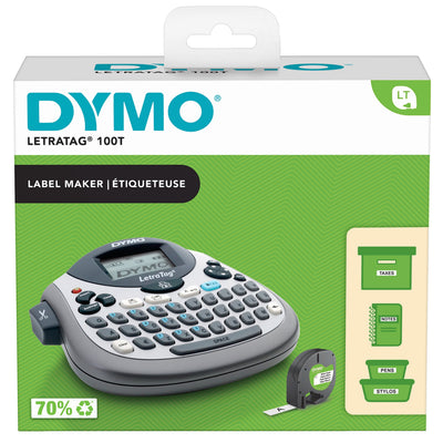 Dymo Rotuladora Electrónica Letratag LT-100T Silver — image 1