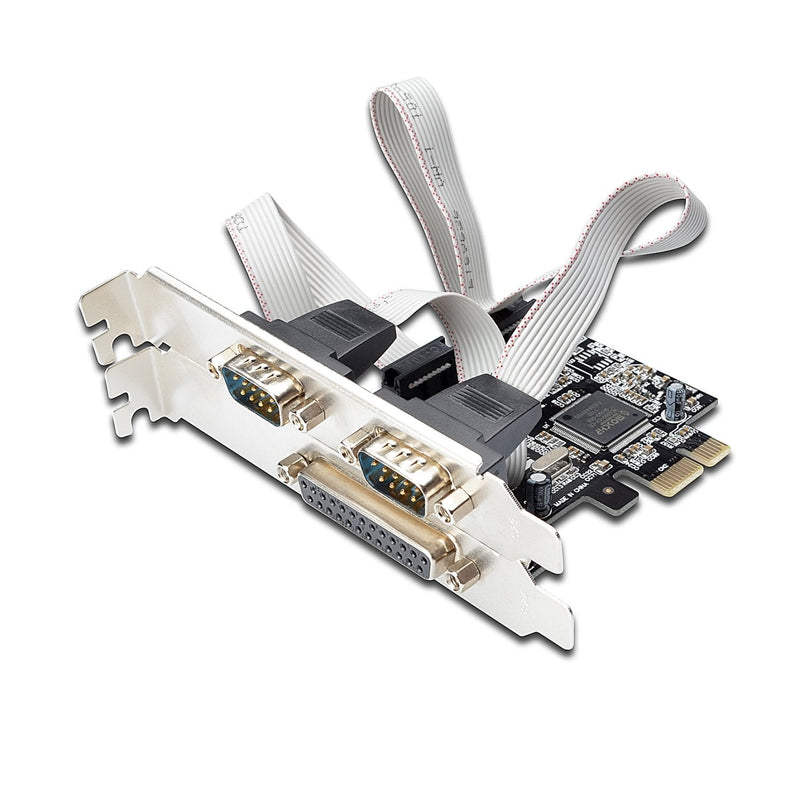 Ewent Pci Express 1 X Parallel, 2 X Serial Card Slot 2 X Dsub 9, 1 X Dsub 25, MCS9901, Pci Express X 1, 2.3Mbp
