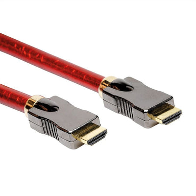 Roline 11.04.5901 HDMI Cable 1M HDMI Type a Standard Red — image 1