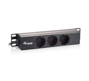 Power Strip Power Rack 10 3 Sockets 1U — image 1
