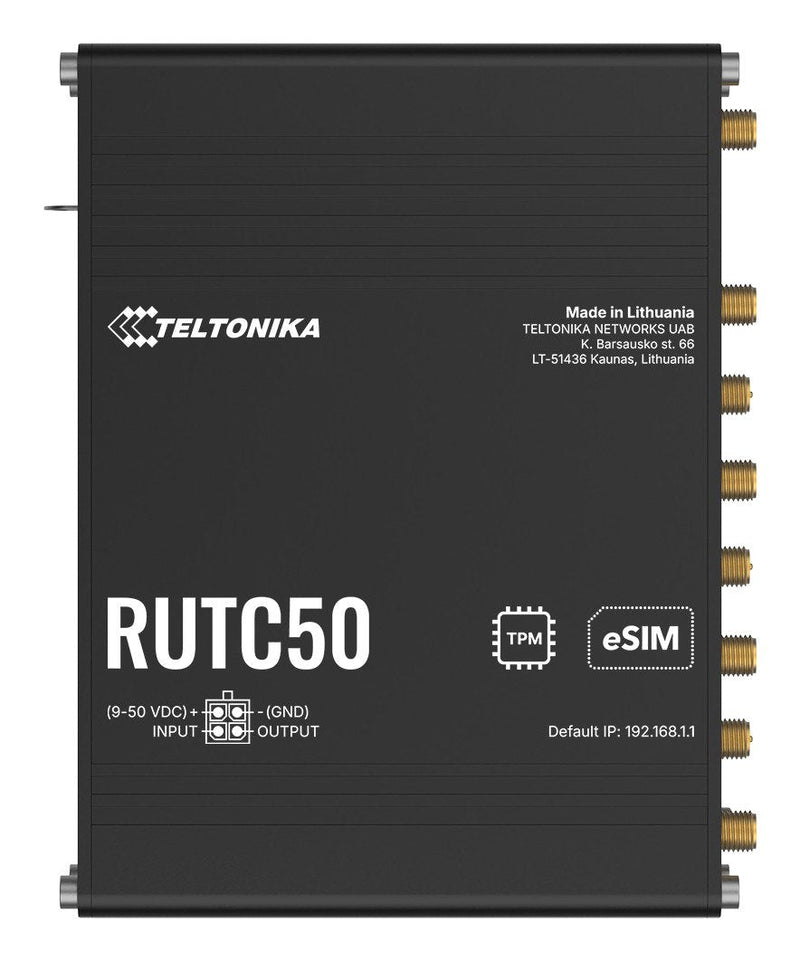 Teltonika · Router · RUTC50 · 5G Modem Router WIFI6 · Esim