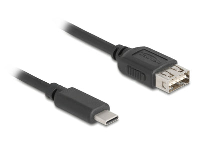 Delock 81539 USB Cable 2.0 USB Type-c™ Male a Easy USB Tipo-a Female 5M — image 1