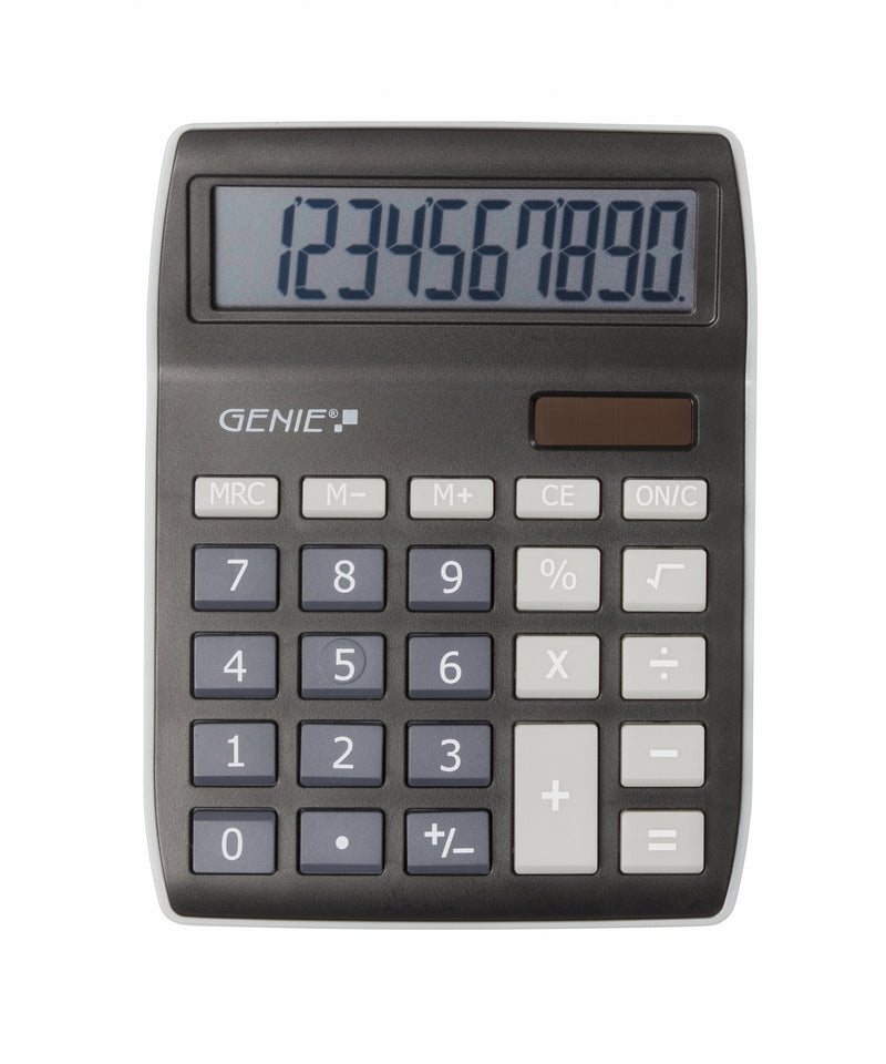 Genie Calculator Desktop 840NEGRO Black 10 Dígitos