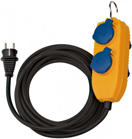 Brennenstuhl Cable Extensión Power 5.00M H07RN-F 3G1.5 IP44 Yellow