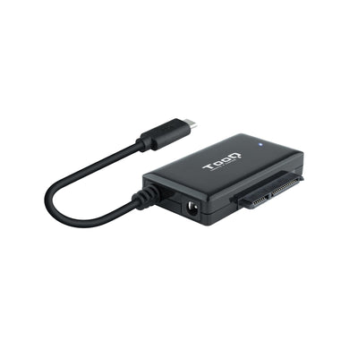TooQ Adapter USB 3.0 USB-C a SATA Drives Hard 2.5? And 3.5? With Alimentador - Black — image 1