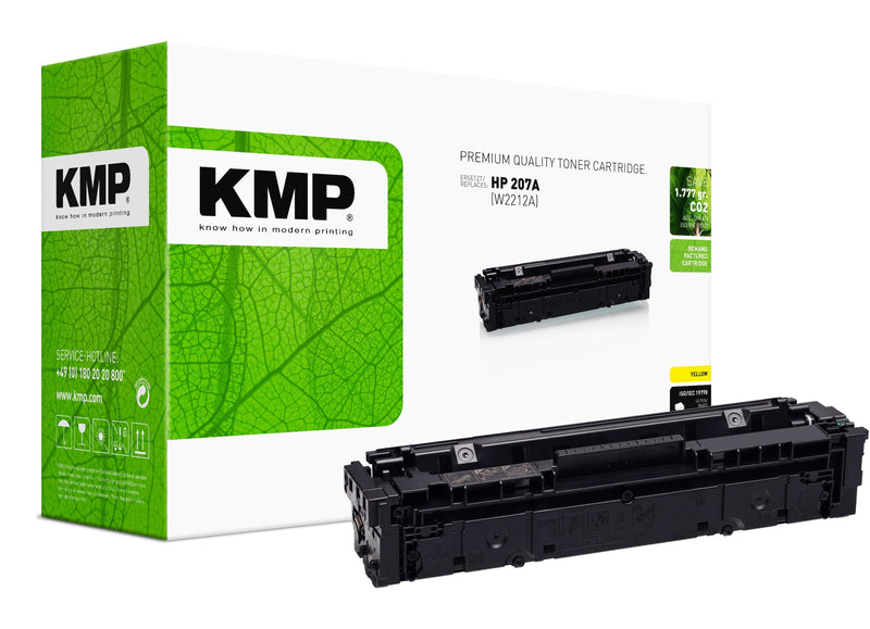 Kmp Toner HP 207A Yellow 1250 Copias Remanufactured