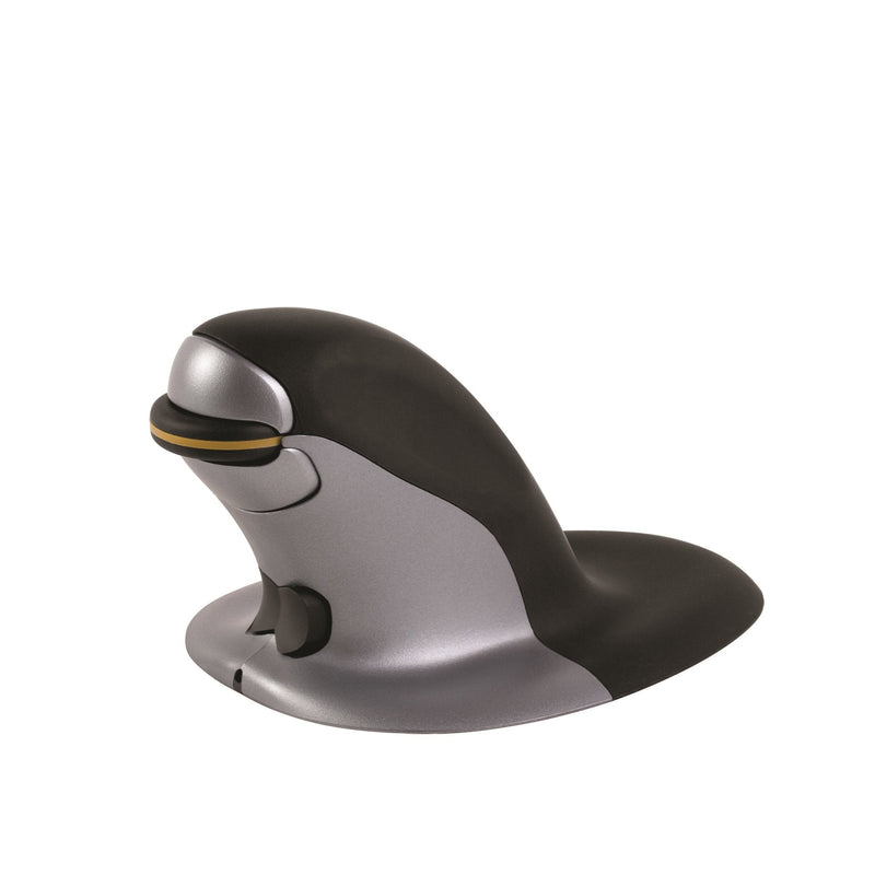 Fellowes Mouse Ergonomico Vertical Wireless Penguin, Tamaá Or S