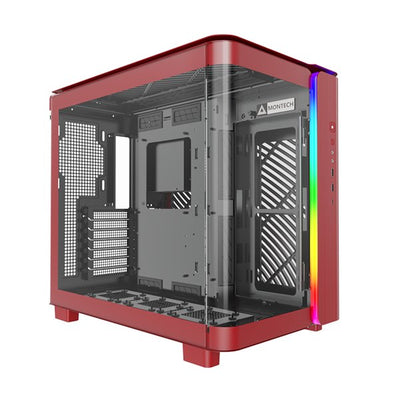Montech Box King 95, Red Glass Tempered X 2 KING95R — image 1