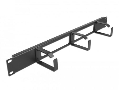 Delock 19? Organiser Cables Rangierpanel With 2 Aberturas And 3 Stands 1 He Black — image 1