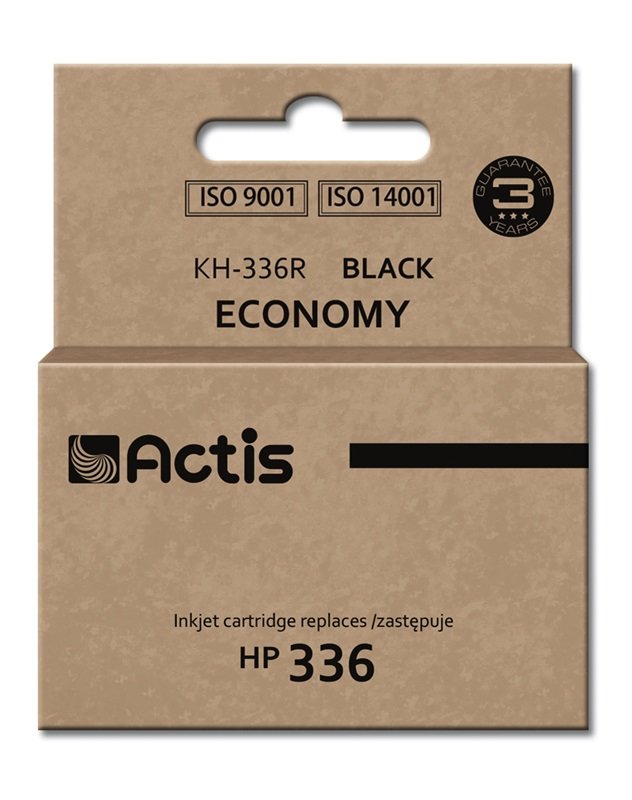 Actis Ink KH-336R (reemplazo HP 336 C9362A - Standard - 9ML - Black