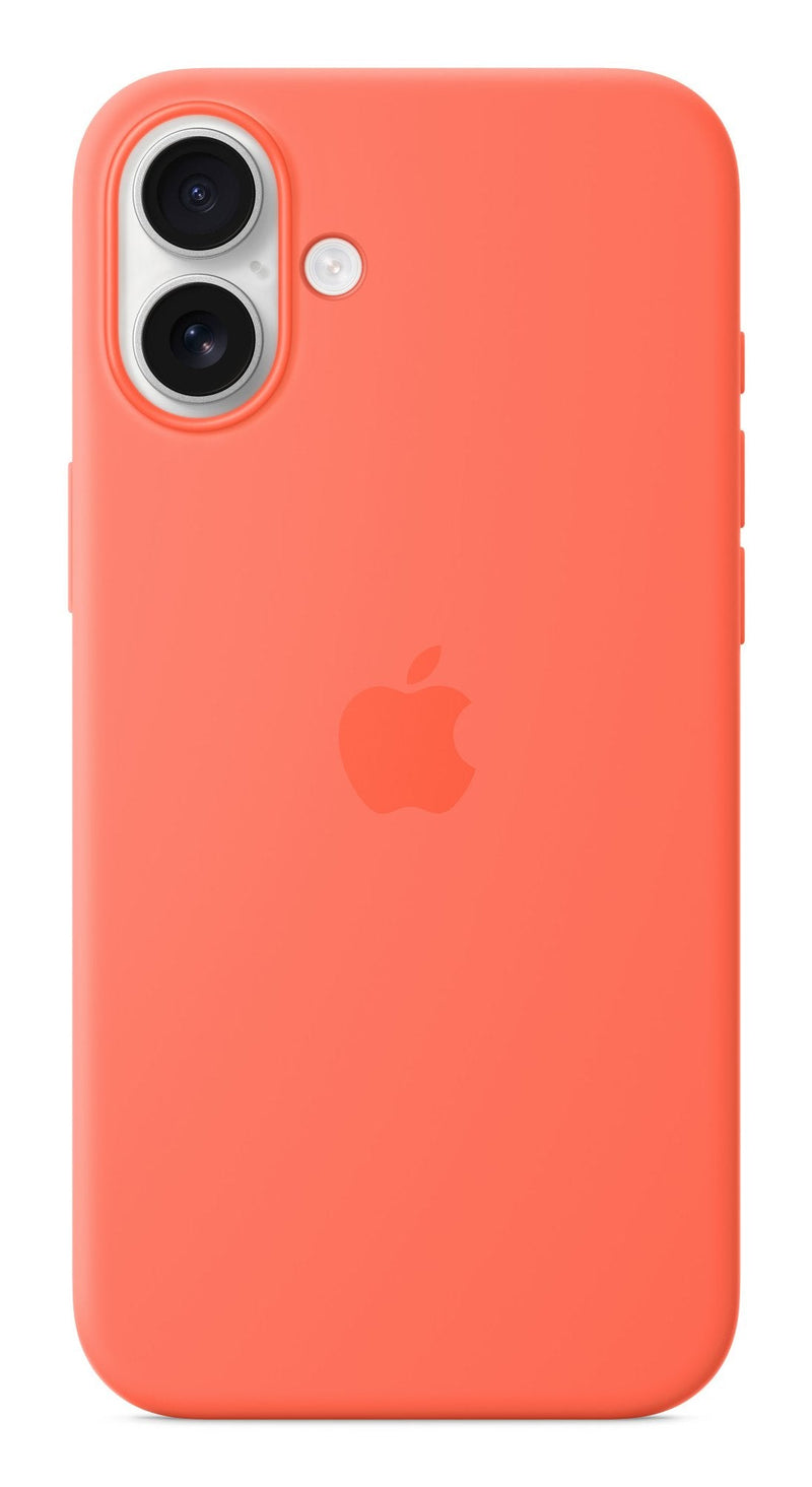 Apple Iphone 16 Plus Silicone Case With Magsafe - Tangerine