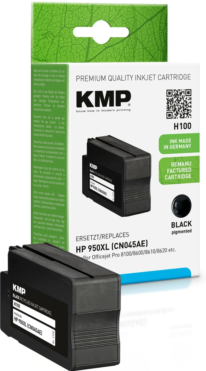 Kmp Cartridge HP CN045AE NR.950XL Black 2300 S. H100 Recargado