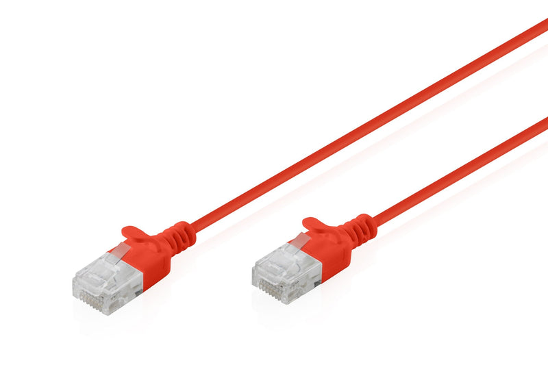 CAT.6 U-UTP Slim Network Cable, 1,5M, Red