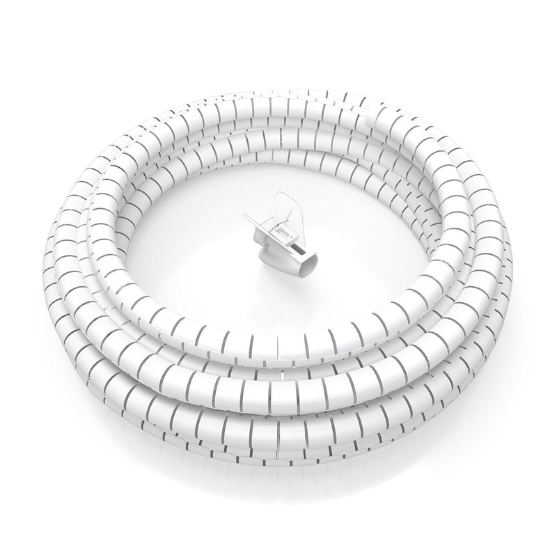 Aisens Organiser Cable Espiral 25MM, White 2.0M