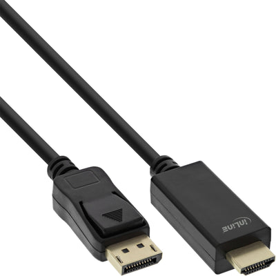 Inline Cable DisplayPort a Hdmi, 4K/60HZ, Black 1M — image 1