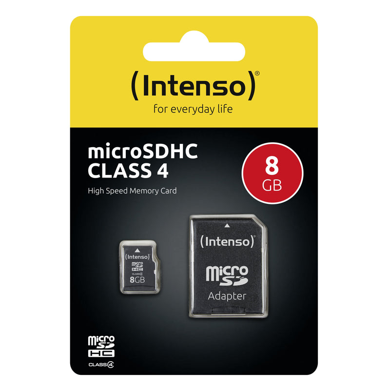 Intenso 3403460 Memory Flash 8GB Sdhc Clase 4