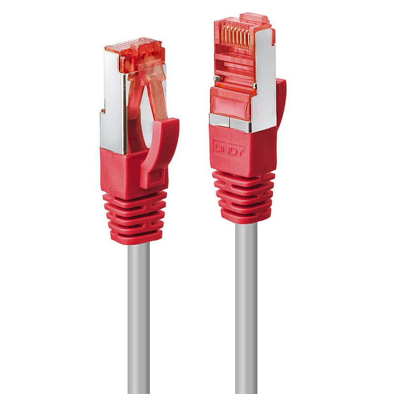 Lindy Network Cable CAT.6 Crossover S/FTP Grey/Red 10M