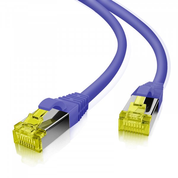 Helos Network Cable S/FTP CAT.6A Lila 10,0M