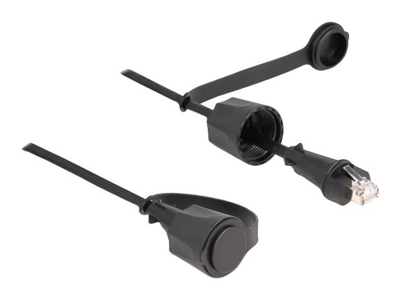 Delock Network Cable RJ45 Connector Male a RJ45 Connector Male CAT.6 STP With Verschlusskappe Outdoor IP68 Sta