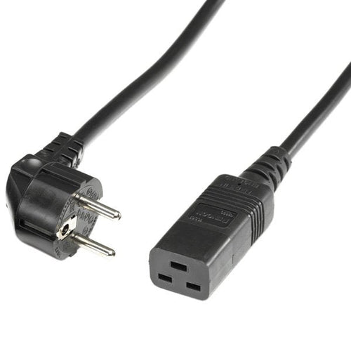 Roline Cable Power Contact Protection IEC320-C19 16A Black 3M — image 1