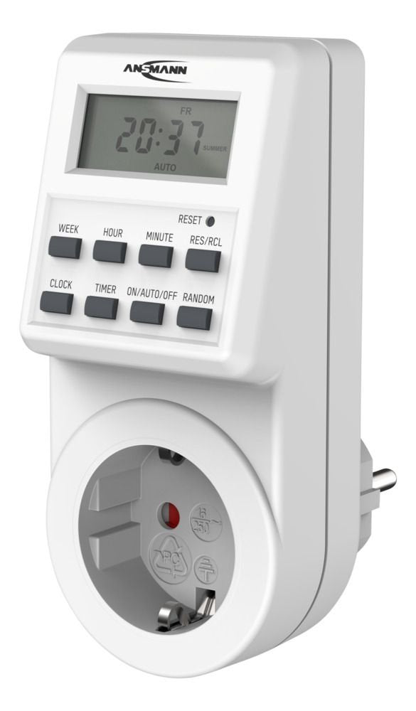 Ansmann Temporizador Semanal AES6 White 1260-0009