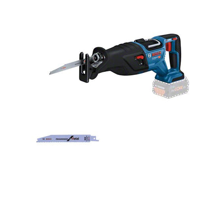 Bosch Saw Sable a Battery Professional Biturbo Gsa 18V-28 Professional Body Only Blue/Black Without Battery Ni — image 1