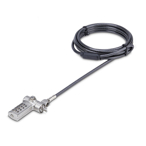 StarTech.com Cable 2M Universal Security Laptops Compatible With Noble Wedge/Nano/K-slot - Lock Combinaci — image 1