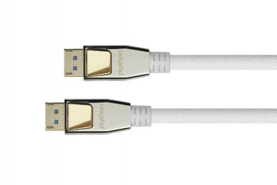 Python Cable DisplayPort 2.0 Trenzado White 1M — image 1