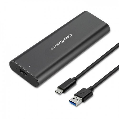 Qoltec 50311 Box External Hard Drive External Enclosure Unit Estado Sólido (SSD) Black M.2