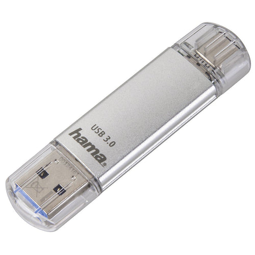 Hama Laeta Memory USB Flash Drive USB 3.0 With Cover - 16GB Capacity - 40MB/S Transferencia - Funcion Otg - US — image 1
