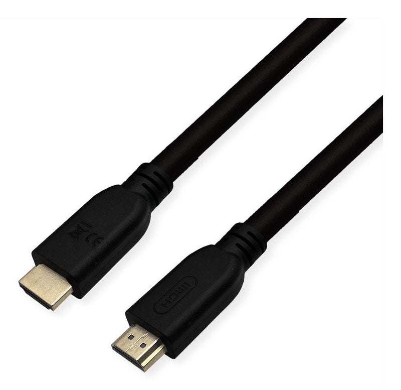 Roline Rm 8K HDMI Ultra HD Cable With Ethernet, St St, Black 5M