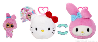 Mga Entretenimiento L. Or.l. Surprise Loves Hello Kitty Plush Toy Reversible, Figure Toy Artículos Surtidos, F — image 1