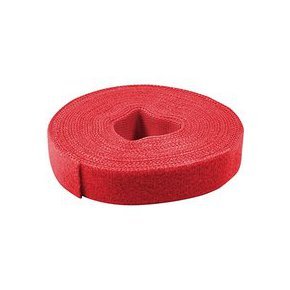 Logilink KAB0052 - Strap Cable Tape Velcro, 4M, Red